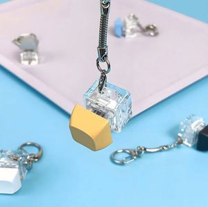 Christmas Gift Stress Relief Figure Keycap <b>Keychain</b> Mechanical Key <b>Fidget</b> for <b>Keychain</b> Decompression Toys - Product Image 5
