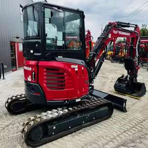 Excavatrice sur chenilles de 8 tonnes de Chine, Yanmar VIO35-6A, avec moteur, pompe et engrenages, pour la construction et l'agriculture, grande cabine - Product Image 1