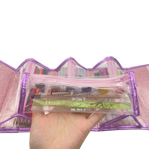 <b>Big</b> clear Pvc Plastic <b>Pencil</b> Pouch Custom Cute School Cartoon Large Capacity Transparent <b>Pencil</b> case unicorn for Girls Kids - Product Image 3