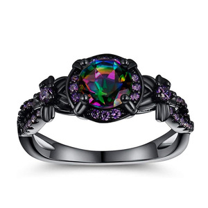 Anello a Forma di Fiocco con Farfalla per Donne, Gioiello Chic e Colorato alla Moda, Regalo Elegante - Product Image 1