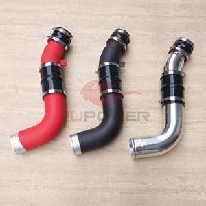 Kit <span class=keywords><strong>de</strong></span> arranque <span class=keywords><strong>de</strong></span> tubo <span class=keywords><strong>de</strong></span> carga <span class=keywords><strong>de</strong></span> intercooler <span class=keywords><strong>de</strong></span> lado Frío negro para 2017-2019 GMC <span class=keywords><strong>Sierra</strong></span> 2500 HD Duramax 6.6L V8 Diesel Turbo - Product Image 1