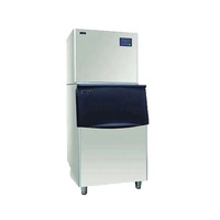 Máquina para Hacer Hielo con Capacidad de Almacenamiento de 25 kg, Uso Comercial, Acero Inoxidable, Logotipo Personalizado, Motor Emerson, 110V/220V, 1 Año de Garantía