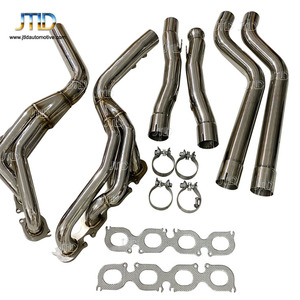 JTLD rendimiento t304 Acero inoxidable largo tubo de escape y tubo medio para W204 <span class=keywords><strong>Mercedes</strong></span> C63 <span class=keywords><strong>AMG</strong></span> - Product Image 2