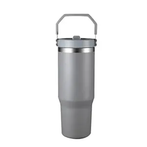 OEM&ODM Double Wall Vacuum 30oz IceFlow Stainless Steel Tumbler With Straw