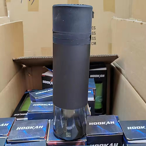 Vendita all'ingrosso portatile di viaggio narghilè <span class=keywords><strong>shisha</strong></span> auto narghilè tazza di narghilè portatile con luce a Led - Product Image 4