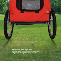 Remorque de vélo pliable de haute qualité pour animaux de compagnie, poussette, chariot de transport extérieur, chariot de jogging