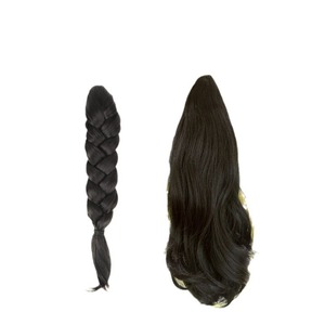 Cola de caballo trenzada con clip, larga, natural y realista, para mujeres, material de alambre resistente a altas temperaturas, cualquier tono de piel - Product Image 5