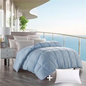 2025 grand Service de commande OEM Hangzhou Xiaosha couleur <span class=keywords><strong>plume</strong></span> et duvet couette couette couverture oreiller supplémentaire ensembles de literie solide coloré - Product Image 6