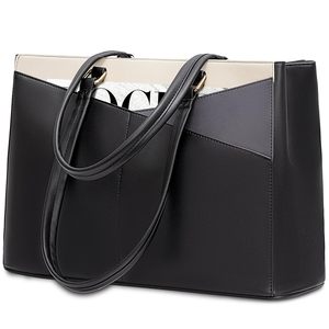 Женский непромокаемый портфель из искусственной кожи с карманами для обеда, 15,6 дюймов - Product Image 3