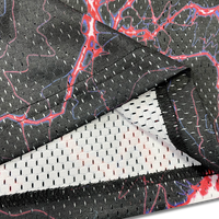 Short de basket-ball en maille pour jeunes, à sublimation personnalisée