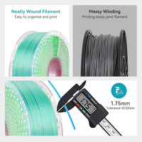Filament d'imprimante 3D SUNLU 1,75 mm 1 kg, filament PLA à changement de couleur progressif, texture soyeuse