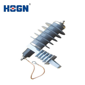 Hogn yh10w yh5w Surge arrester 3kv 15KV 24KV 33kv Polymer đặt kim loại-oxit sét bảo vệ nối đất Surge arrester - Product Image 3