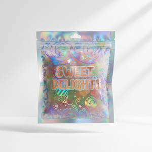 Sachet Doypack Brillant 8oz Sans BPA avec Fermeture Zip pour Bonbons aux Fruits Fraîcheur Garantie Soirée Cinéma - Product Image 1
