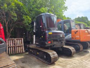 รถขุดตีนตะขาบ Kubota KX163 มือสองคุณภาพพรีเมียม ตรวจสอบอย่างครบถ้วน ห้องโดยสารติดแอร์ พร้อมหัวเจาะและใบมีดดันดิน อุปกรณ์สำหรับขุดท่อ - Product Image 1