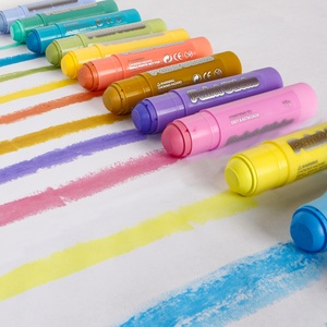 Crayones de Cera de Secado Rápido Macarone, 12 Colores, para Niños, No Tóxicos, Suaves, <span class=keywords><strong>Pastel</strong></span>, en Barra, Set de <span class=keywords><strong>Pintura</strong></span> Tempera, Giratorios, Digitales - Product Image 6