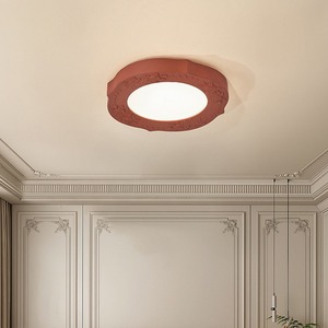 Plafonnier LED de style Wabi-Sabi français, européen et japonais, luminaire moderne et minimaliste pour la maison, protection des yeux pour la chambre principale - Product Image 3