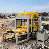 Machine à briques vibrante à commande PLC QT6-15, ligne de production de blocs creux, équipement de pavage autobloquant, palettes et pièces