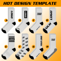 Chaussettes de sport pour hommes très vendues, respirantes, avec semelle en tissu éponge, en coton, design personnalisé, chaussettes de course à pied courtes