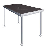 Penopang Panggung Portabel Aluminium Kustom Platform Tiup, Desain Panggung Konser Luar Ruangan Festival