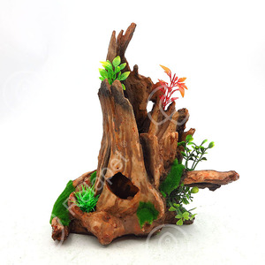 Hohle Baumstamm-Aquariumdekorationen, Harz-Aquarium-Landschaftsgestaltung <span class=keywords><strong>Terrarium</strong></span>-Zubehör Betta-Versteck Höhlen Aquarium-Deko für - Product Image 1