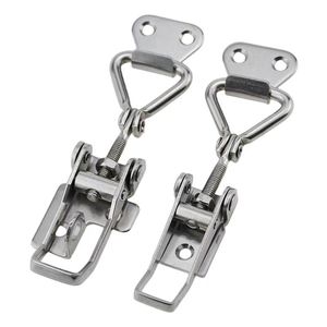 4001 Plus with Triangle Screw <strong>Loop</strong> Lock Adjustable Small Self-Locking Toggle <strong>Latch</strong> Clip - Product Image 2