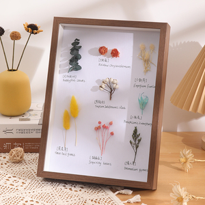 Tùy Chỉnh Cổ Điển Đen & Trắng Vuông Gỗ Hình Ảnh Khung Bóng Hộp Chất Lượng Cao Mẫu Khung - Product Image 5