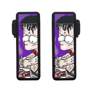 Briquets à gaz rechargeables en plastique à double face, personnalisables avec logo, tendance 2025, vente en gros, coupe-vent - Product Image 5