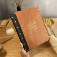 Porte-menu A4 personnalisé avec logo, menu de qualité supérieure pour restaurant, bar, café, boissons, fournitures de mariage