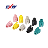 Coloré Rj45 Cat5e Cat6 Cat6a Ethernet câble réseau anti-traction bottes câble prise couverture prise protecteur