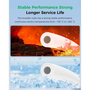 Tubo de teflón Creality de 2M, tubo Bowden de PTFE de 2,5mm de diámetro interior para filamento de 1,75mm, accesorios para impresora 3D - Product Image 6
