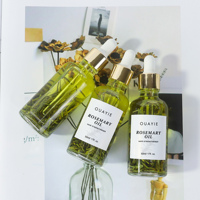 BLIW Huile de Romarin 50ml Marque Privée Fortifiant Capillaire Croissance des Cheveux Produits Naturels à Base de Plantes Sérum Anti-Chute et Nourrissant