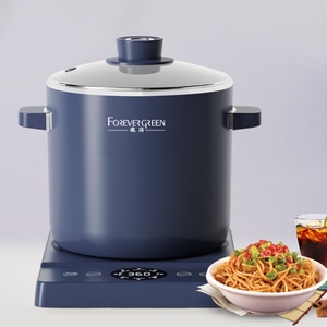 Nồi nấu đa năng điện chất lượng cao 2.2L, lòng nồi chống dính, màn hình kỹ thuật số, hẹn giờ, tự giữ ấm, dùng cho gia đình - Product Image 2