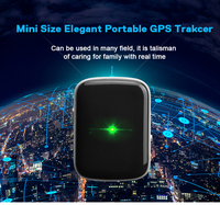 Mini Rastreador GPS Elegante y Portátil, Resistente al Agua, con Monitor de Voz, Llamada SOS, Comunicación Bidireccional para Niños, Ancianos y Mascotas