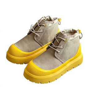 Botas de nieve de lana para hombre y mujer, a la moda para invierno, con aislamiento, impermeables, de alta calidad, lujosas, informales, suaves y transpirables - Product Image 1