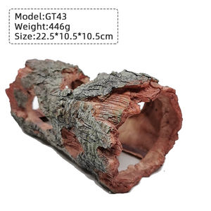 플라스틱 PET 수지 수족관 유목 장식 중공 나무 나무 대피소 구멍 어항 야외 데스크탑 생활 사무실 사용 가방 - Product Image 2
