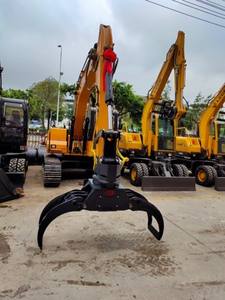 Pince à bois rotative, durable et efficace pour excavatrice de 1,8 à 3,0 tonnes, diamètre de préhension de 60 à 350 mm, avec moteur principal, pompe et engrenage, directement de l'usine - Product Image 4