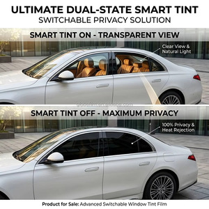 Films polarisés intelligents à teinte variable PDLC noirs pour vitres <span class=keywords><strong>de</strong></span> <span class=keywords><strong>voiture</strong></span>, contrôle à distance intelligent, pour la confidentialité - Product Image 5
