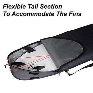 Échantillon gratuit Nouveau design Sacs de transport imperméables pour planche à pagaie debout Housse de surf Loisirs Pêche Double sac de voyage pour planche de surf - Product Image 4