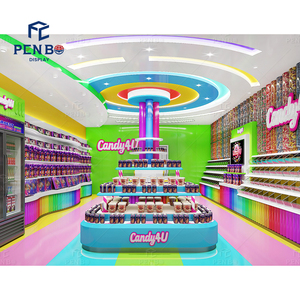 Comptoir de confiserie pour <span class=keywords><strong>boutique</strong></span>, design de <span class=keywords><strong>boutique</strong></span> de bonbons, étagère pour magasin de bonbons - Product Image 2