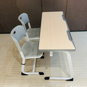 Escritorios y Sillas para Estudiantes Masao, Escritorio Doble Ajustable en Altura, Muebles Escolares de Estilo Moderno y Minimalista, Colores Personalizables - Product Image 2