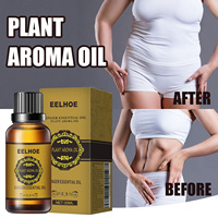 Huile Essentielle de Gingembre Naturelle Brûle-Graisse Ventre Plat, Drenante, de Qualité Supérieure