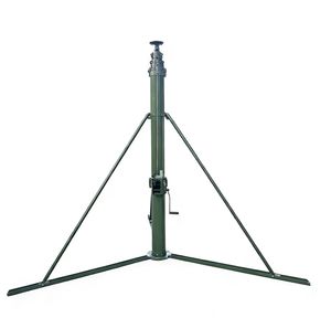 Field Use Aluminum Alloy6063B Manual Winch Telescopic Mast <strong>Tower</strong> 12m <strong>15m</strong> 16m 18m 20m 25m for <strong>Antenna</strong> - Product Image 1