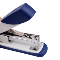Agrafeuse métallique à long bras robuste pour 50 feuilles, compatible avec les agrafes 24/6 et 26/6, outil de reliure de bureau de qualité supérieure, papeterie