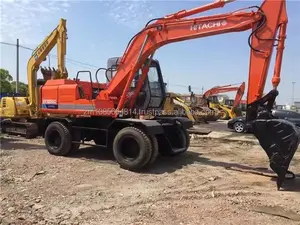 Gebruikt Hitachi Ex100 Wiel Graafmachine Japan Gemaakt Hitachi Ex100 Ex100wd Wielen Graafmachine