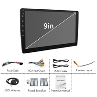2g 32g carplay android auto 9 pouces 2 double din voiture vidéo écran tactile stéréo radio gps lecteur multimédia audio bluetooths wifi