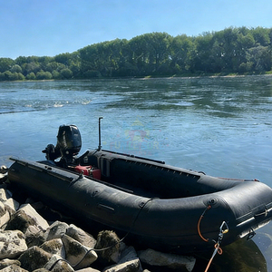 Bateau pneumatique en PVC pliable, bateau de pêche léger, yacht sportif, bateau pneumatique en aluminium pour la pêche en mer, le surf, vente chaude - Product Image 1