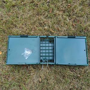 Insancıl avcılık Snare örgü kafes kontrolü büyük hayvan kunduz çakal vizon çakal köpek geçirmez tavşan tilki aquircat kedi tuzak kafesi - Product Image 5