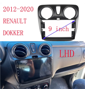 9 pollici 2 Din Radio fascas per RENAULT <span class=keywords><strong>DOKKER</strong></span> <span class=keywords><strong>Lodgy</strong></span> 2012-2020 installasi Bingkai Dasbor DVD Gps Mp5 Pemutar Multimedia - Product Image 2
