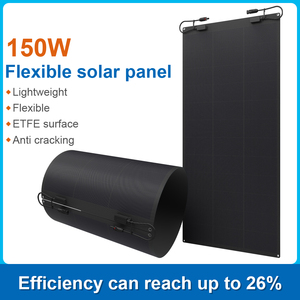 En Stock Expédition Rapide <span class=keywords><strong>150W</strong></span> Anti-Crack ETFE HPBC Cellule <span class=keywords><strong>Panneau</strong></span> <span class=keywords><strong>Solaire</strong></span> Flexible Sans Cadre Noir <span class=keywords><strong>pour</strong></span> Bateaux <span class=keywords><strong>Camping</strong></span>-<span class=keywords><strong>Car</strong></span> Usage Extérieur - Product Image 2