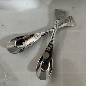 Creative Fish <b>Spoon</b> Thickened Stainless Steel Adult <b>Soup</b> <b>Spoon</b> Western Dinner <b>Spoon</b> Cute Party Use - Product Image 3